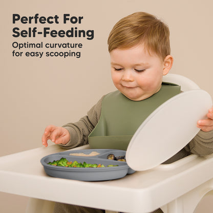 Perfect For Self-Feeding, optimal curvature for easy scooping.
 26881903657146