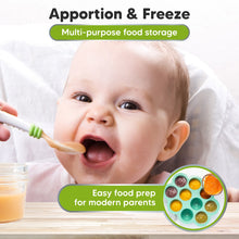 Load image into Gallery viewer, Prep Silicone Baby Food Tray
