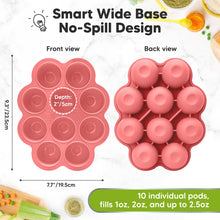 Load image into Gallery viewer, Prep Silicone Baby Food Tray (Blossom)
