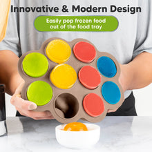 Load image into Gallery viewer, Prep Silicone Baby Food Tray (Chai Latte)
