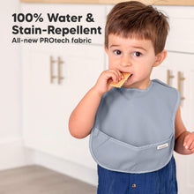 Load image into Gallery viewer, 3-Pack Presto Waterproof Bibs (Slate)
