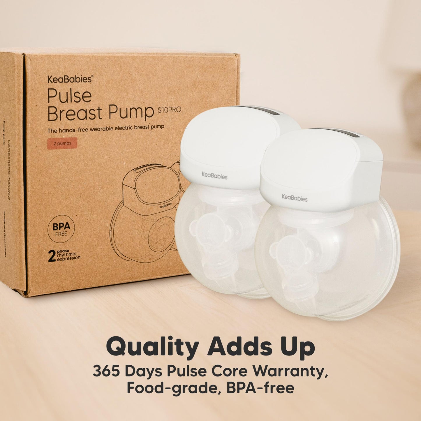 Quality Adds Up, 365 Days Pulse Core Warranty, Food-grade, BPA-free. 27675041759418