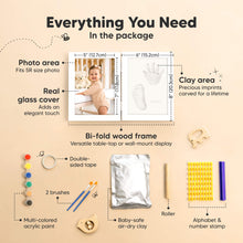 Load image into Gallery viewer, Rune Hand &amp; Footprint Keepsake Frame
