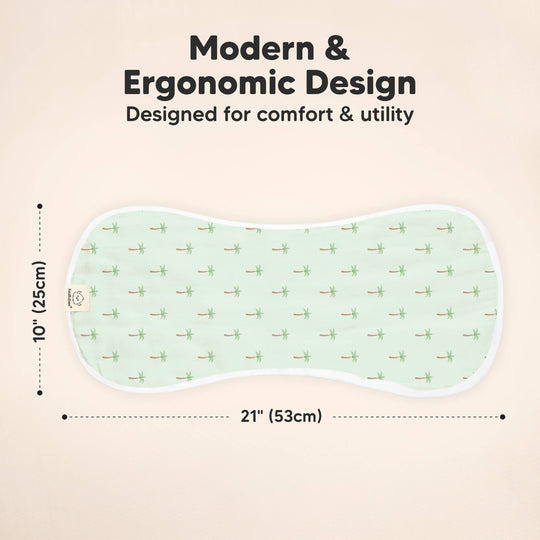 Softe Muslin Baby Burp Cloth (Roarsome)