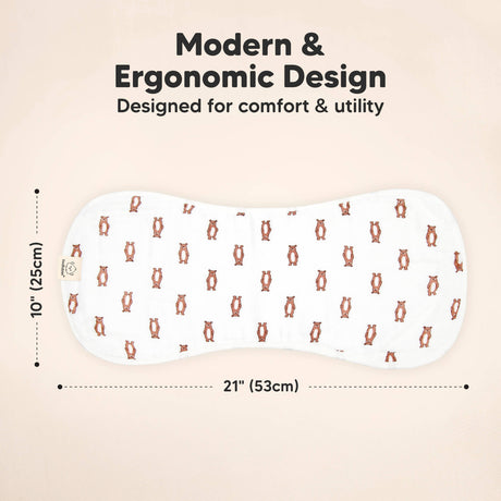 Modern & Ergonomic Design, designed for comfort & utility, size: 21" x 10" (53cm x 25cm).

