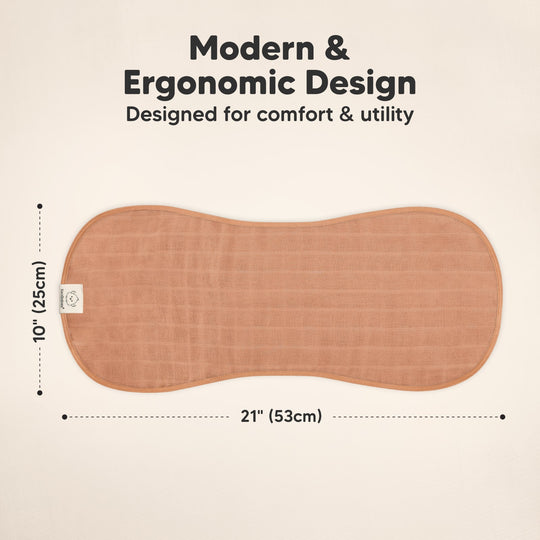 Softe Muslin Baby Burp Cloth (Hills)