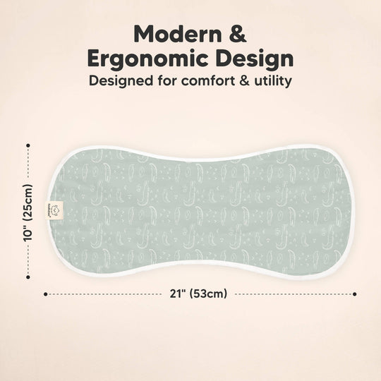 Softe Muslin Baby Burp Cloth (Wilderness)