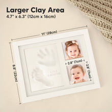 Load image into Gallery viewer, Baby Handprint &amp; Footprint Keepsake Solo Frame

