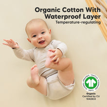 Load image into Gallery viewer, 2-Pack Soothe [Protect+] Waterproof Crib Sheets (Latte)
