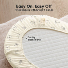 Load image into Gallery viewer, 2-Pack Soothe Fitted Bassinet Sheets (Bumble Bear)
