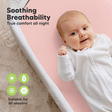 Load image into Gallery viewer, 2-Pack Soothe Fitted Bassinet Sheets (Rose)
