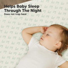 Load image into Gallery viewer, Soothe Fitted Mini Crib Sheet (Fleur)
