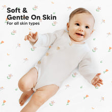 Load image into Gallery viewer, Soothe Fitted Mini Crib Sheet (Wildflowers)
