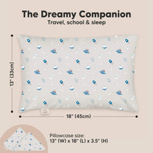 Load image into Gallery viewer, Toddler Pillow with Pillowcase (Cosmo)
