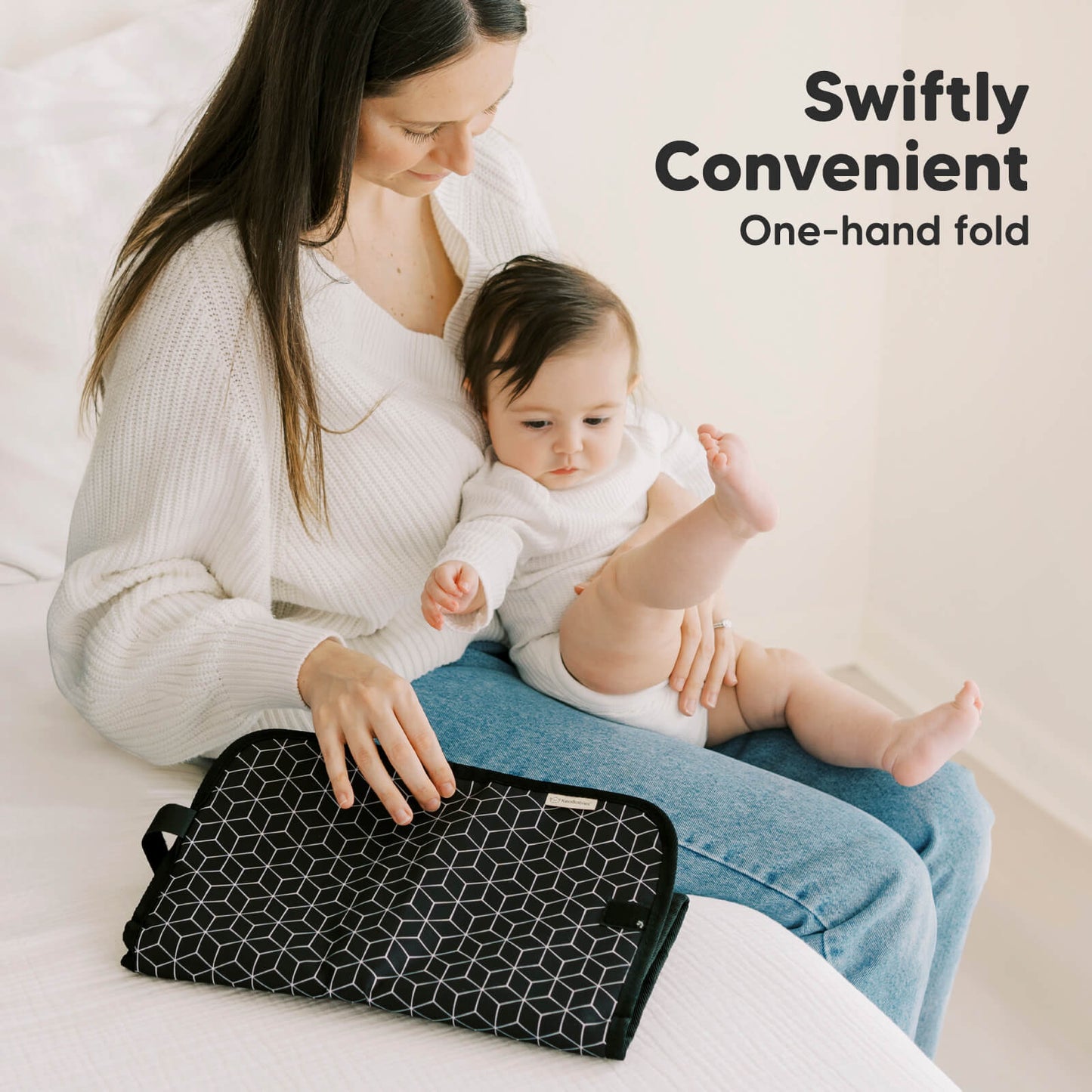 Swiftly Convenient, one-hand fold design for busy parents. 26281147105466