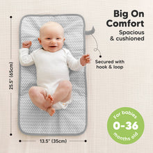 Load image into Gallery viewer, Swift Diaper Changing Pad (Gray Mod)
