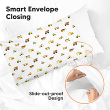 Load image into Gallery viewer, Printed Toddler Pillowcase 13X18&quot; (Construction)
