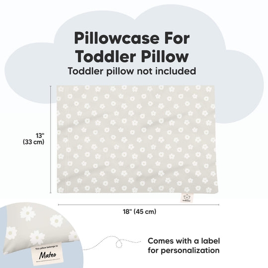 Printed Toddler Pillowcase 13X18" (Meadow)