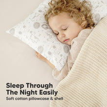 Load image into Gallery viewer, Toddler Pillow with Pillowcase (Flora Vale)
