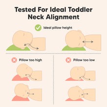 Load image into Gallery viewer, Toddler Pillow with Pillowcase (Soft White)
