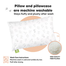 Load image into Gallery viewer, Toddler Pillow with Pillowcase (ABC Land)
