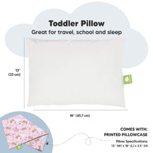 Load image into Gallery viewer, Toddler Pillow with Pillowcase (Dear Princess)
