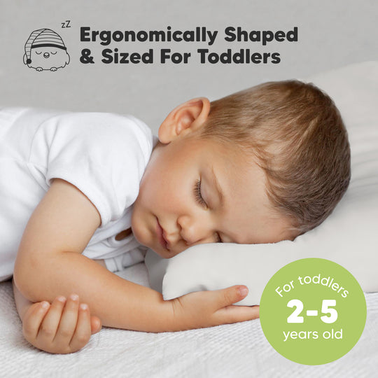 Toddler Pillow with Pillowcase (Clay)