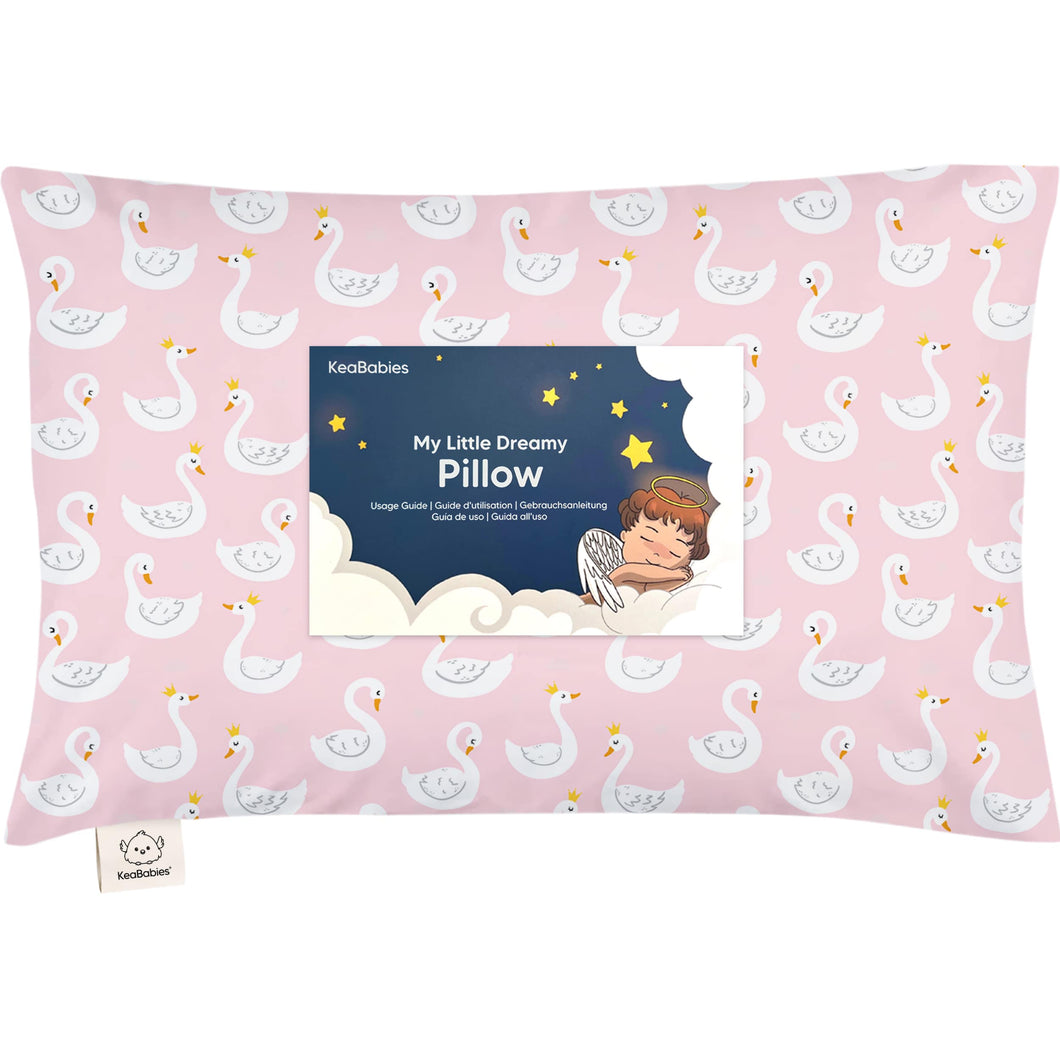 Toddler Pillow with Pillowcase (Swan Lake)