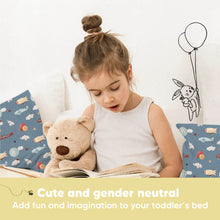 Load image into Gallery viewer, Toddler Pillow with Pillowcase (Up &amp; Away)
