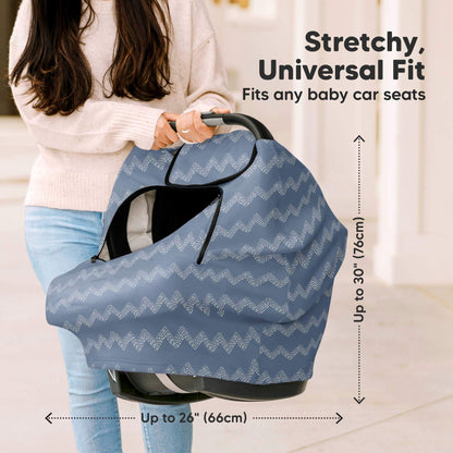 Stretchy, Universal Fit, Fits any baby car seats, length - Up to 30" (76cm), width - 
Up to 26" (66cm) 34510941454522