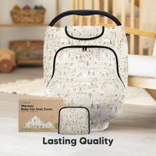 Load image into Gallery viewer, Warmzy Baby Car Seat Cover (Wildwood)
