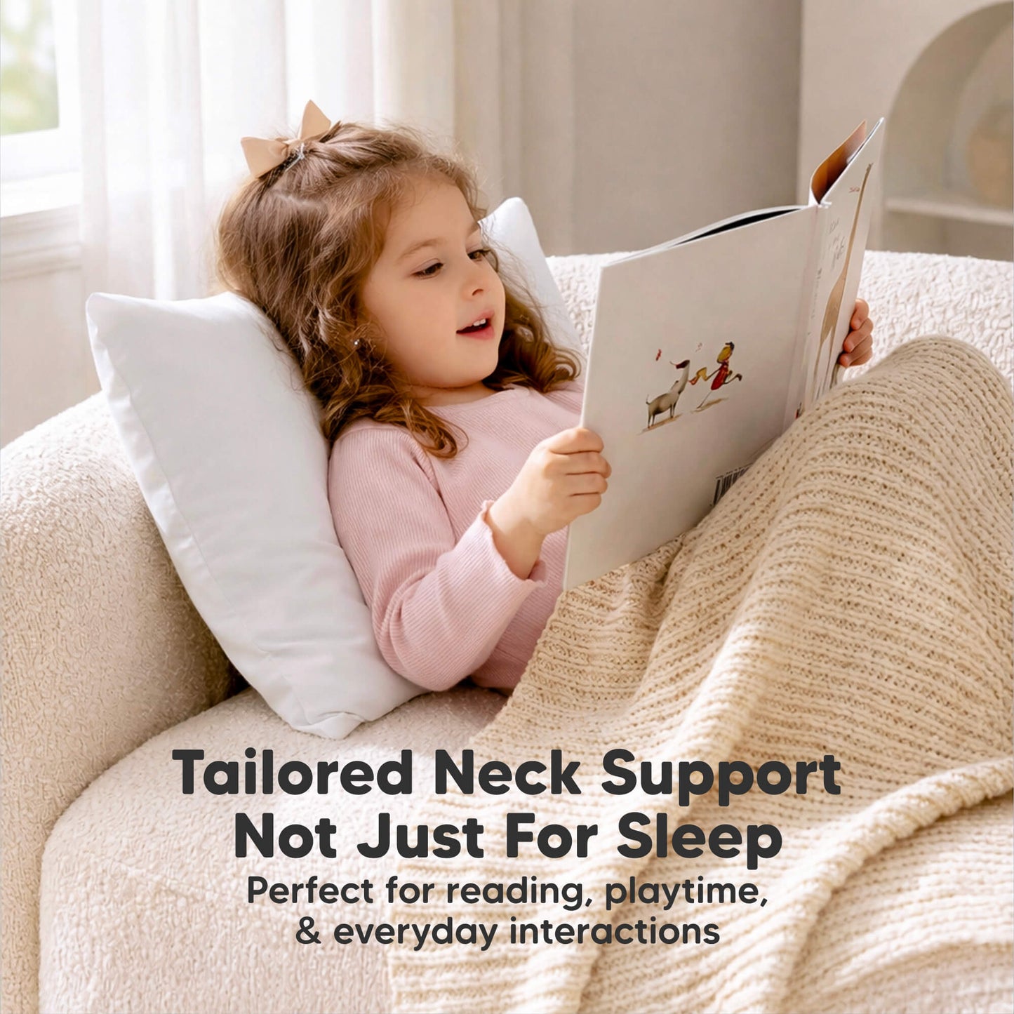 Tailored Neck Support Not Just For Sleep - Perfect for reading, playtime, & everyday interactions 31984523968698