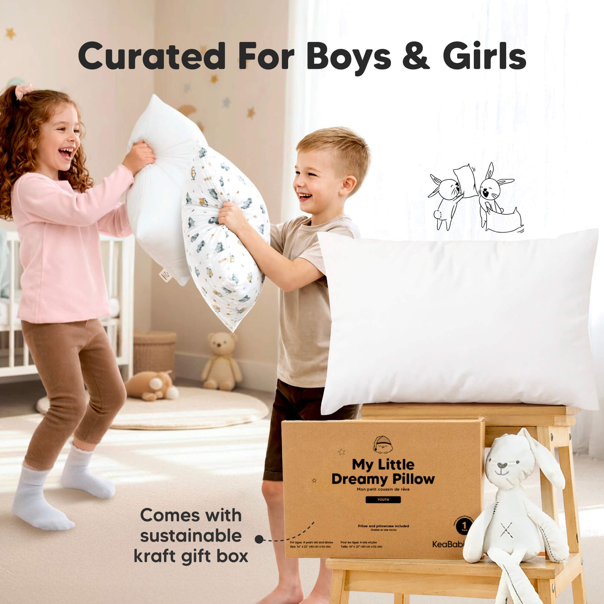 Curated For Boys & Girls - Comes with sustainable kraft gift box 31984523870394
