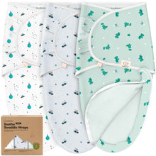 Load image into Gallery viewer, 3-Pack Soothe Zippy Swaddle Wrap

