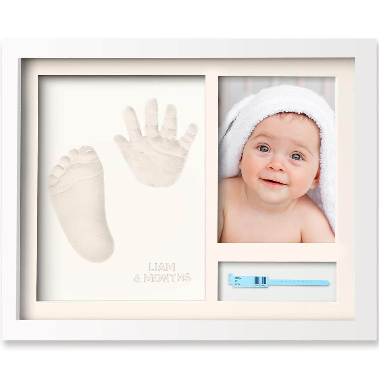 Noel Baby Handprint & Footprint Keepsake Frame 32646410076346
