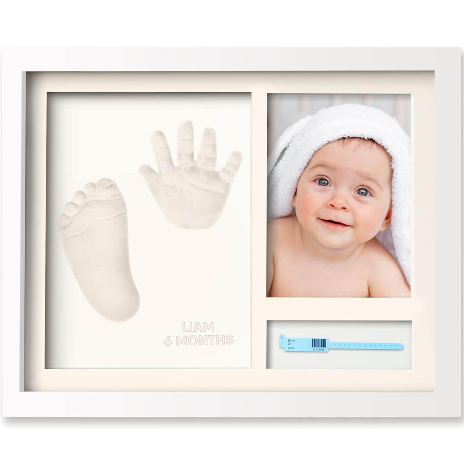Noel Baby Handprint & Footprint Keepsake Frame 32646410076346