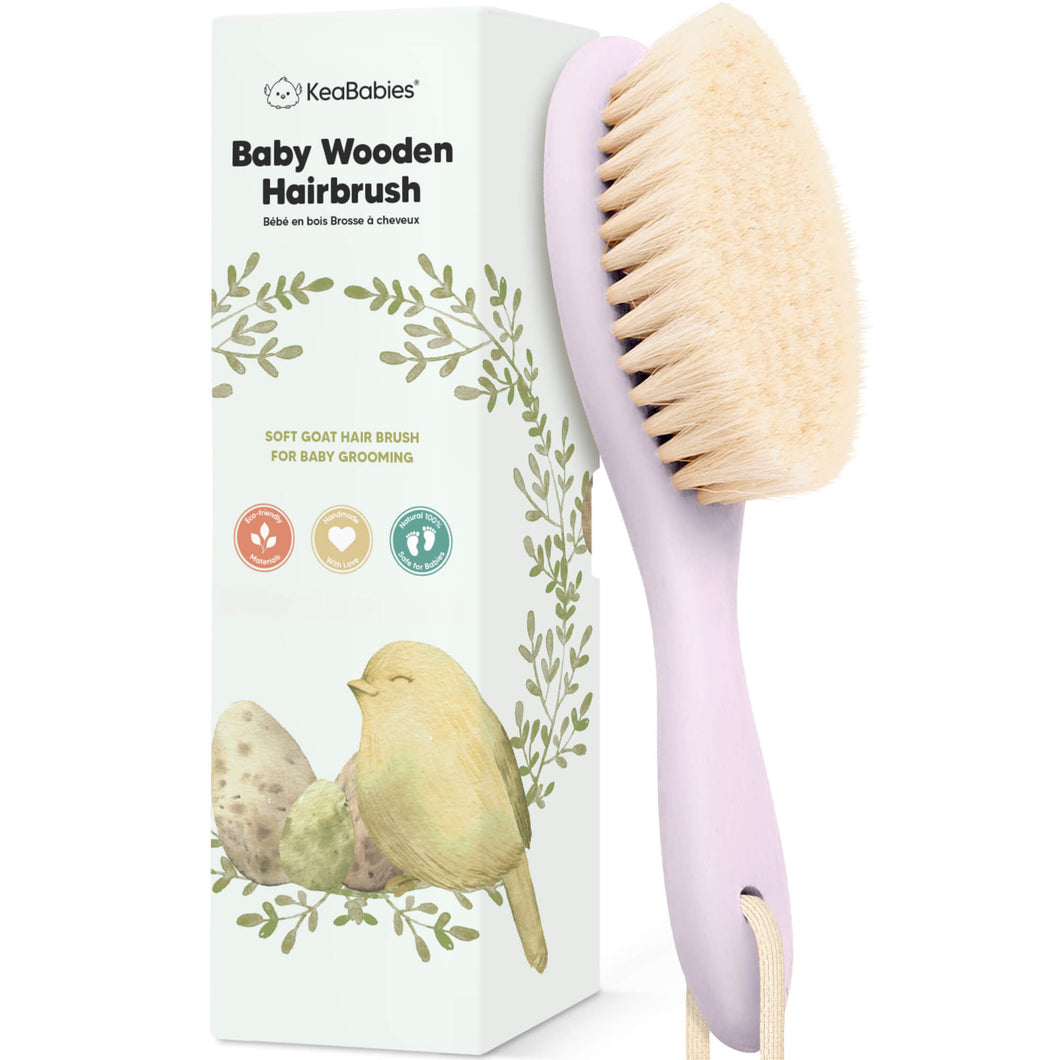 Baby Hair Brush (Thistle, Oval)