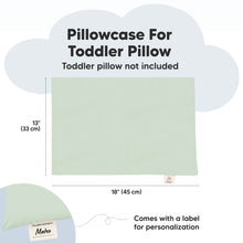 Load image into Gallery viewer, Printed Toddler Pillowcase 13X18&quot; (Sage)
