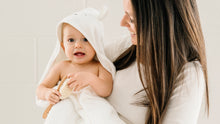 Load and play video in Gallery viewer, Cuddle Baby Hooded Towel
