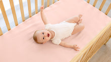 Load and play video in Gallery viewer, 2-Pack Soothe [Protect+] Waterproof Crib Sheets

