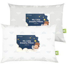 Load image into Gallery viewer, 2-Pack Toddler Pillows Without Pillowcase (Gray Rainbow)
