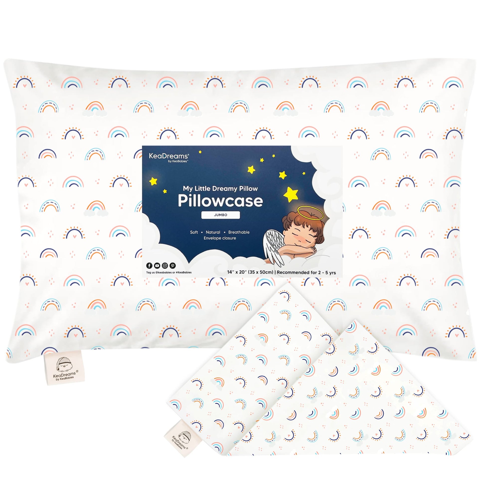 Jumbo Toddler Pillowcase 14X20" 25488099803322