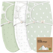 Load image into Gallery viewer, 3-Pack Soothe Swaddle Wraps (Bunnies)
