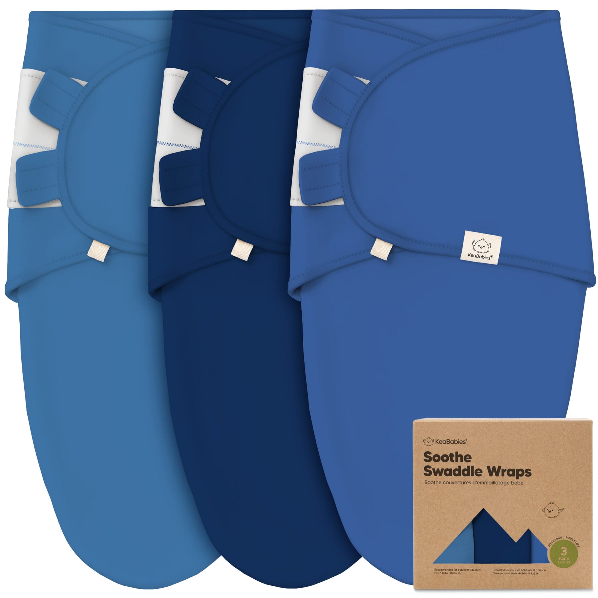 3-Pack Soothe Swaddle Wraps 25530779926714