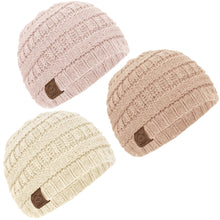 Load image into Gallery viewer, 3-Pack Warmzy Baby Beanies (Pale, M)
