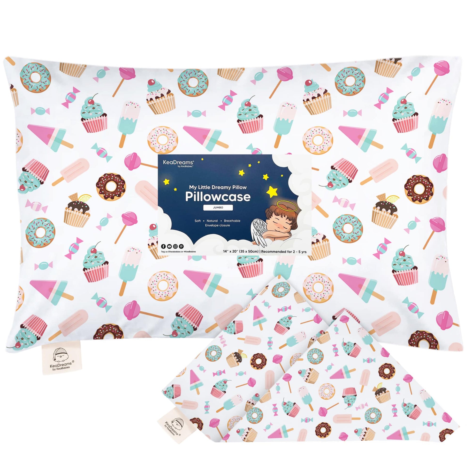 Jumbo Toddler Pillowcase 14X20" 25541691211962