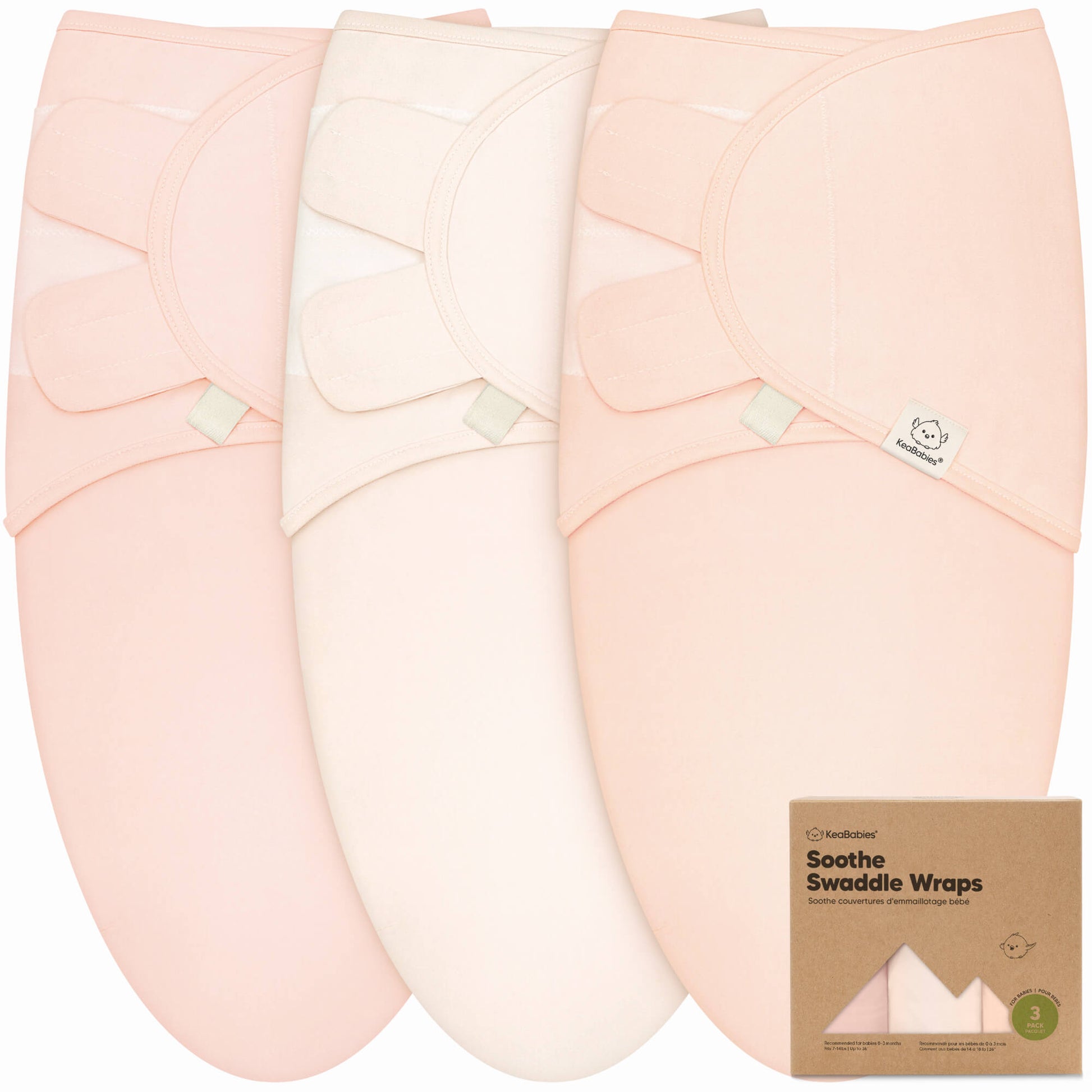 3-Pack Soothe Swaddle Wraps 25794232549562