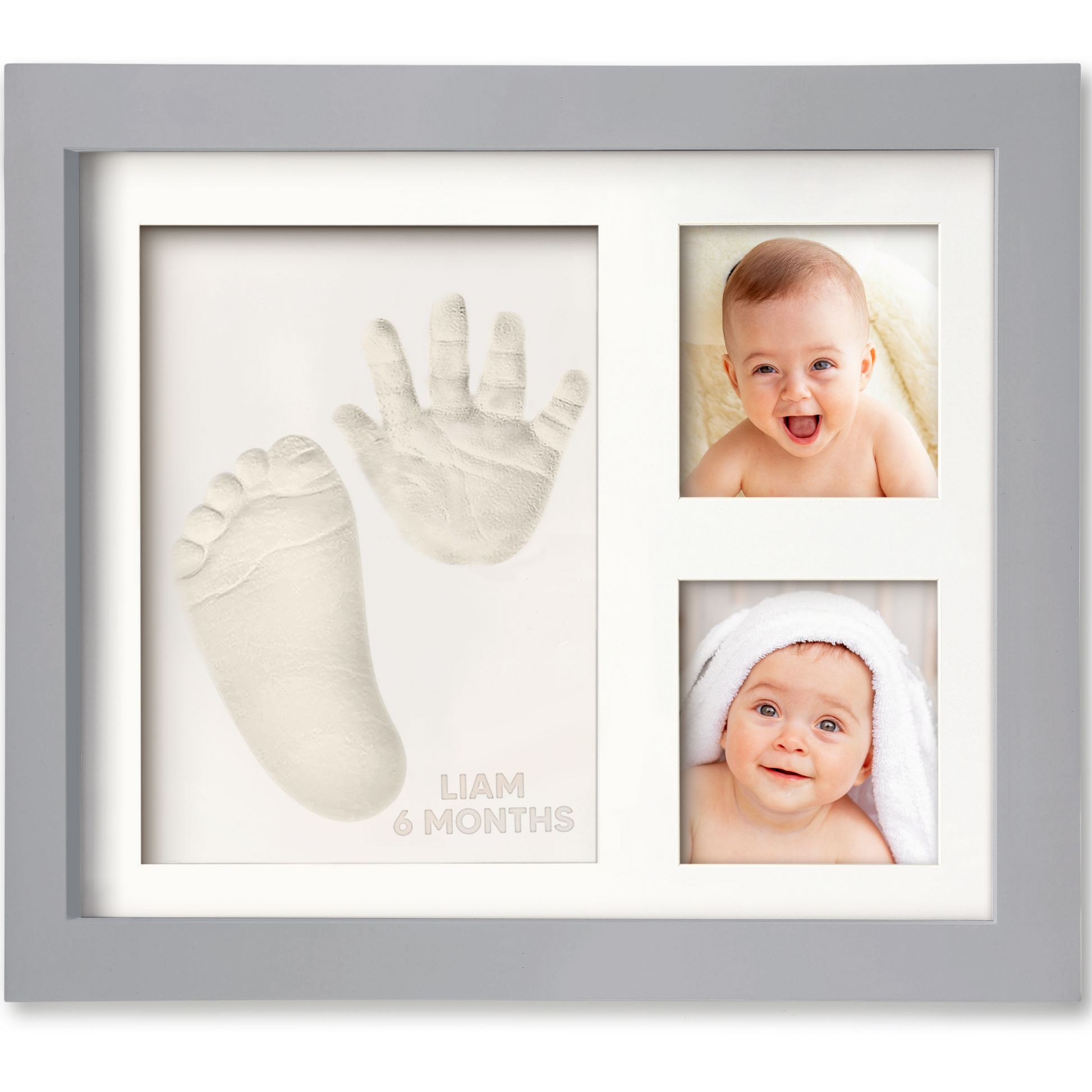 Baby Handprint & Footprint Keepsake Solo Frame 24654041252026
