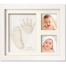 Load image into Gallery viewer, Baby Handprint &amp; Footprint Keepsake Solo Frame

