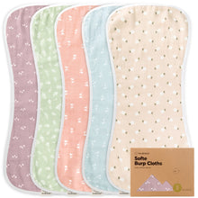 Load image into Gallery viewer, Softe Muslin Baby Burp Cloth
